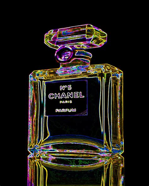 chanel perfume bottle pop art|Chanel perfume bottle print.